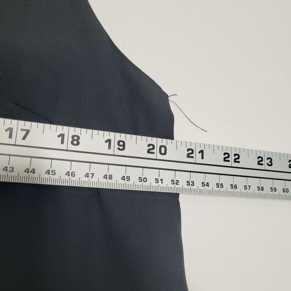 Who What Wear black maxi lace trim whimsigoth witchy goth dress size large - Picture 6 of 8